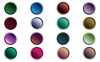 Mega set of vibrant colorful gradients color background vector