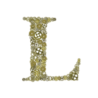 alphabet, forme d'arrangement des engrenages de l'alphabet png