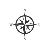 Compass icon. Compass vector illustration. Navigation symbol. Direction sign.