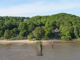 Hamburg and the Elbe river photo