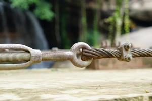 Large wire ropes to hold bridges photo