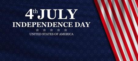 4th of July Independence Day background. National holiday of the USA.