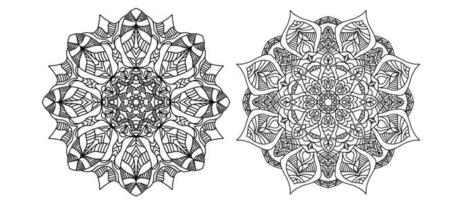 conjunto de patrones islámicos. paquete de motivos geométricos árabes, adorno oriental, adorno indio, motivo persa. plantilla de arte de pared de eid mubarak. vector