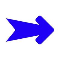 Arrow on white background vector