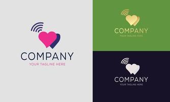 Dating Logo Icon. Design for web and mobile app vector