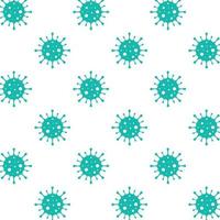 Icon Bacteria and microbes, pathogens, cell cancer, microbes, viruses, fungi. Seamless pattern. vector