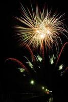 Tumby Bay, SA, Australia. Fireworks display at Colour Tumby Festival photo