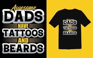 Father's day typographic T-shirt Design vector, Trendy Dad T-shirt Design vector