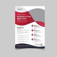 Corporate Flyer Template Design vector