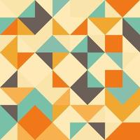 Triangles are a pattern of geometric shapes. Colorful mosaic background. Geometric retro background. Retro background triangles. vector