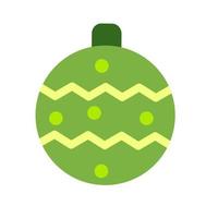 Christmas Ball Line Icon vector