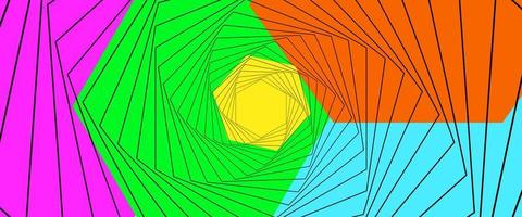 Colorful curved stripes and lines abstract geometric corporate background. Vector design