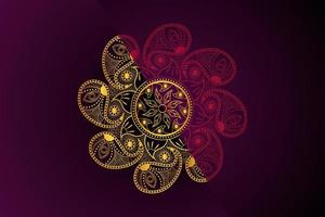 Luxury mandala background with golden arabesque pattern arabic islamic east style. Decorative mandala vector