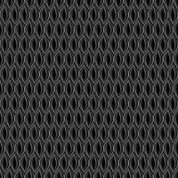 Vector pattern with geometric waves. Endless stylish texture. Ripple monochrome background repeating linear in different sizes on each object. Leaves seamless pattern