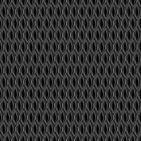 Vector pattern with geometric waves. Endless stylish texture. Ripple monochrome background repeating linear in different sizes on each object. Leaves seamless pattern