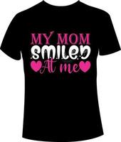 Mom tshirt design vector