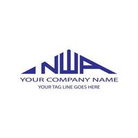 NWA letter logo creative design with vector graphic