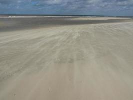 the island of Spiekeroog in germany photo