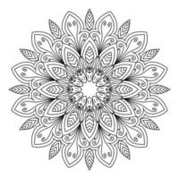 mandala for coloring pages, patterns, beautiful mantras, Islamic backgrounds, wedding cards, decoration templates, and T-Shirt designs vector