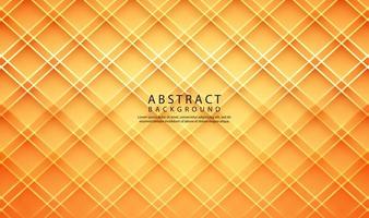 3D orange geometric abstract background overlap layer on bright space with line cut texture effect. Graphic design element elegant style concept for banner flyer, card, brochure cover, or landing page vector