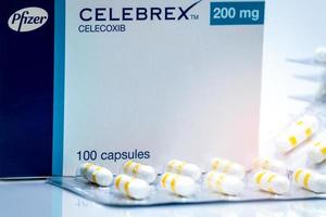 CHONBURI, THAILAND-JUNE 2, 2018 Celebrex 200 mg capsules photo