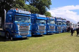 Whitchurch in Shropshire in the UK in June 2022. A view of some Trucks photo