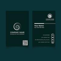 Classic Business Card Template vector