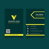 Abstract Business Card Template vector