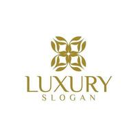 Luxurious logo design. vector