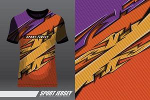 diseño deportivo de camiseta para carreras, jersey, ciclismo, fútbol, juegos, motocross vector