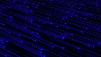 Abstract star grid movement background video
