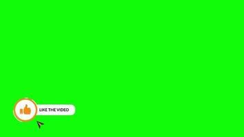 esto es como un botón sobre fondo verde. como animación de icono en pantalla verde. video