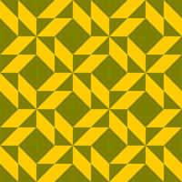 Abstract geometric background print on fabric on paper vector