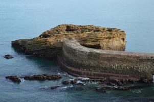 marea baja, biarritz vizcaya foto