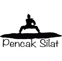 pencak silat silhouette vector