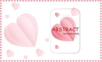 Colorful Background Gradient Banner Template With Valentine's Day Flower Design vector