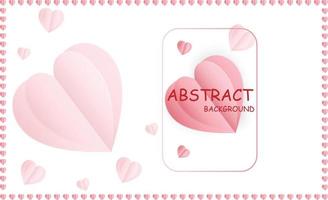 Colorful Background Gradient Banner Template With Valentine's Day Flower Design vector