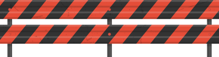 Road guardrail, highway steel barrier png