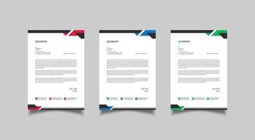 letterhead design template for your project. vector