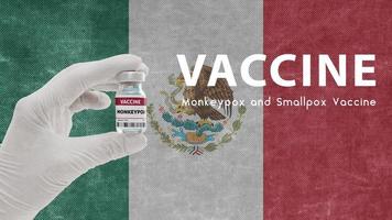 Vaccine Monkeypox and Smallpox, monkeypox pandemic virus, vaccination in Mexico for Monkeypox Image has Noise, Granularity and Compression Artifacts photo