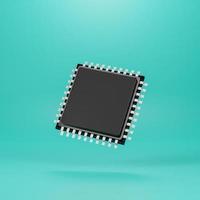 Processor chip illustration photo