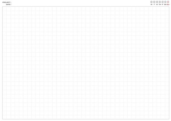 A4 standard document Blank form grid table paper on white background