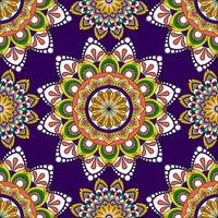 mandala abstracto geométrico étnico diseño de patrones sin fisuras. tela azteca alfombra mandala textiles decoraciones papel tapiz. tribal boho nativo mandala pavo bordado tradicional fondo vectorial. vector