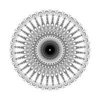 Mandala Illustration for ornament design resources. Islamic ornament radial vector