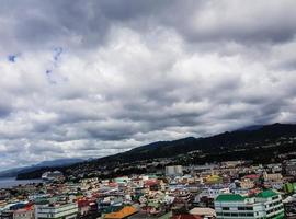 Roseau the capital of Dominica from the perspective of the cruise Terminal photo