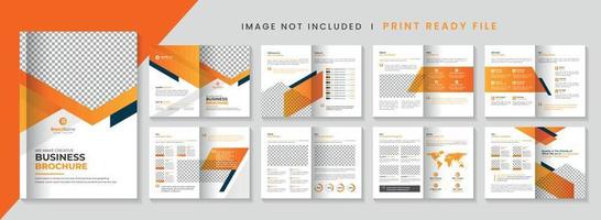 Corporate business brochure template Company profile brochure template vector