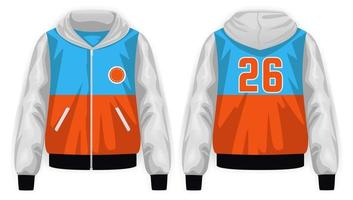 sublimation hoodie mock up 16299315 Vector Art at Vecteezy
