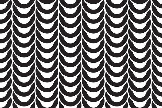 patrón abstracto en blanco y negro. patrón geométrico monocromático sin costuras. formas repetitivas, elementos geométricos. vector