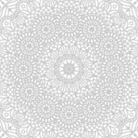 fondo de mandala de línea blanca vector