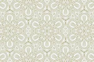 gold line pattern ethnic background vector